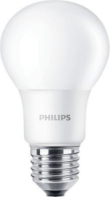 LED izzó, E27, gömb, A60, 7,5W, 806lm, 3000K, PHILIPS "CorePro"
